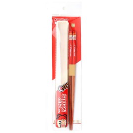 Anirollz Coosy x Nissin Cup Noodles Chopsticks Set Reusable with Case Foxiroll