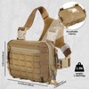 VOTAGOO Tactical EDC Chest Bag 2L Utility Molle Chest Rig