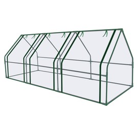 Strong Camel Mini Greenhouse Indoor Outdoor Portable Plants Vegetables Flowers Gardening Greenhouse with Zipper Openings (PVC, 96" WX36 DX36 H)