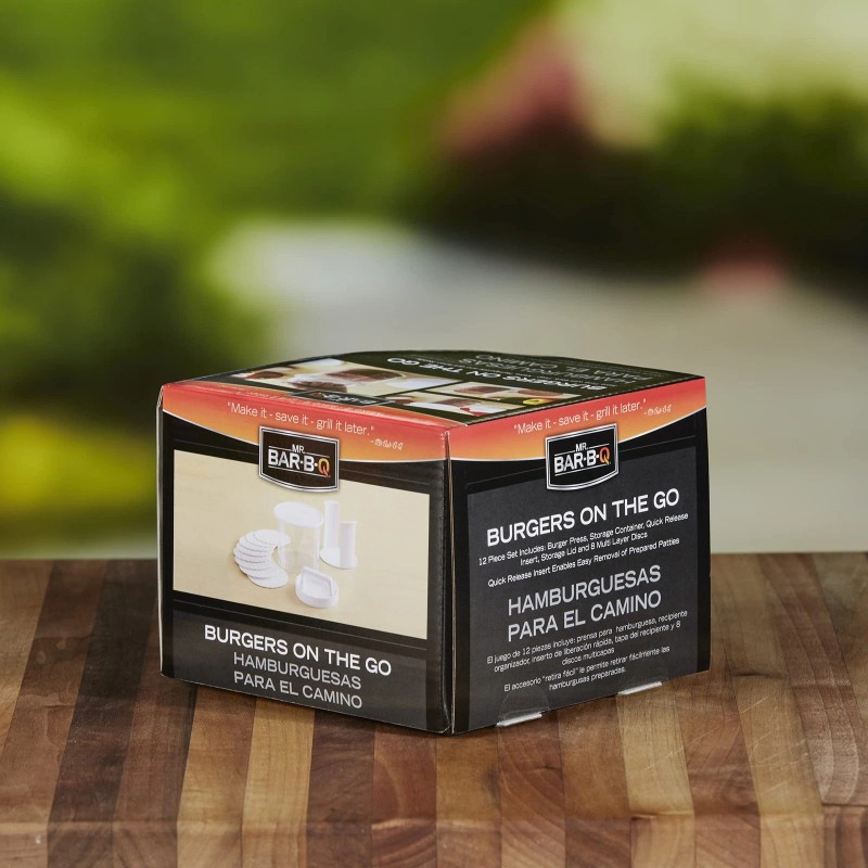 Mr. Bar-B-Q 12 Piece Patty Press Set | Save Time