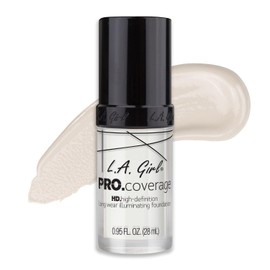 L.A. Girl Pro Coverage - Base líquida, Blanco, 0.95 Fl Oz
