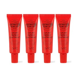 Lucas Pawpaw Ointment 4 x 15g Pawpaw Balm for Lips & Dry Skin - Unique All Skin Types, All Gender- Any Season Gift Pack | Imported Directly From Australia