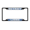 FANMATS 31355 Detroit Lions Metal License Plate Frame Black Finish
