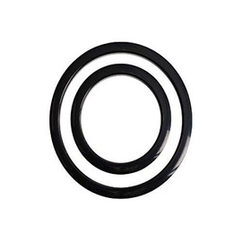 Gibraltar Bass Drum Zubehör Port Hole Protector SC-GPHP-4B 4“/10 cm, schwarz,Black