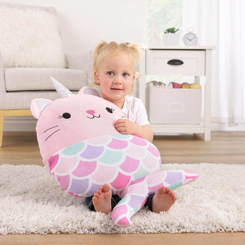 NoJo Pillow, Mermaid Kitty Unicorn