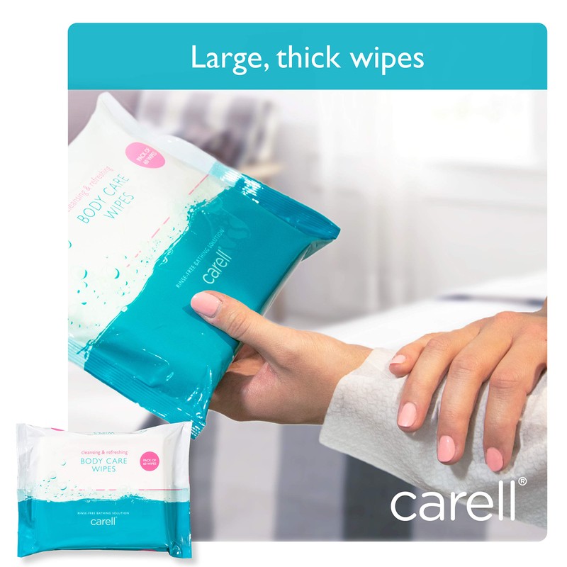 Carell Body Care Wipes - Pack of 1 - 60