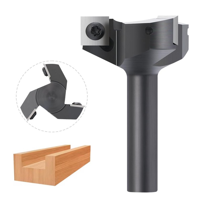 BALUGAEA Face Cutter 12 mm Shank 50.8 mm Diameter for