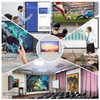 lejiada Projector Screen and Stands, Upgraded Large Projections Screens Easy