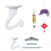 OOTSR 6 Sets Metal Ceiling Hooks, Heavy Duty Swag Ceiling