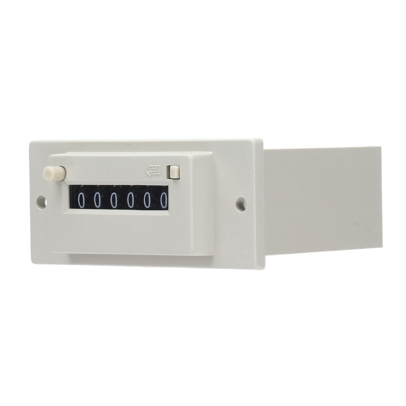 Electromagnetic Counter 0‑999999 6 Digit Industrial Pulse Totalizer for Machine