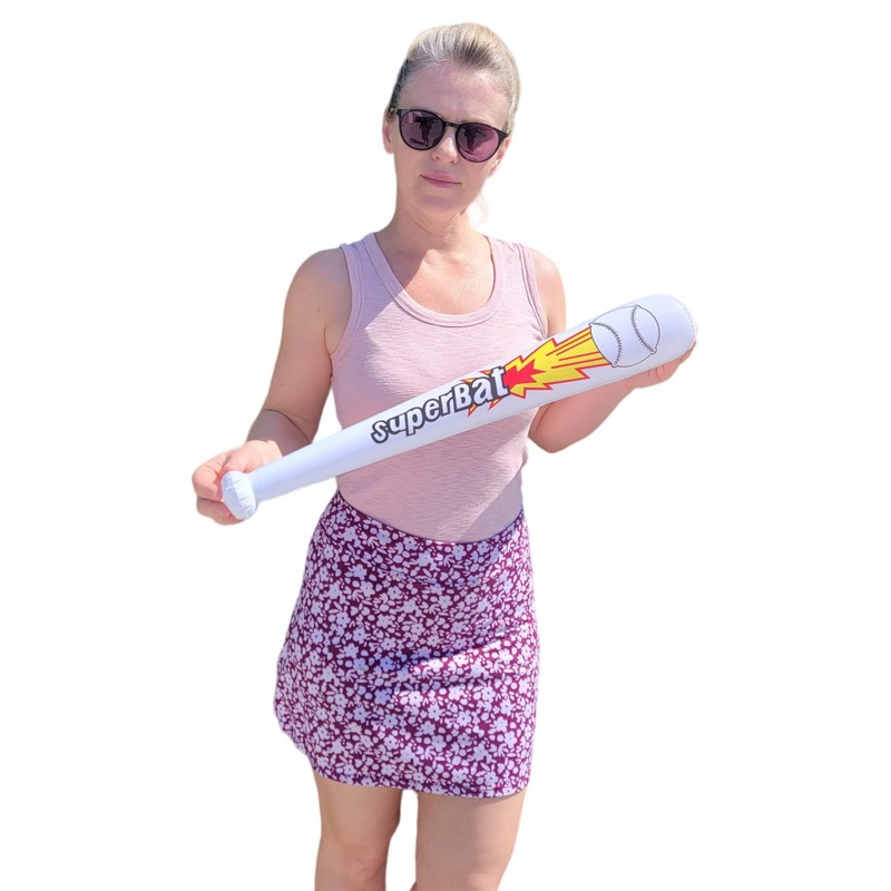 Superbat Inflatable Baseball Bat (24 Pack) (22") Vinyl. Super Fun