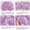 Xikesoft 10 Pack Lavender Table Runner 120 Inch Cheesecloth Table