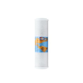 Omnipure OMB934-5M Carbon Water Filter Replacement - 5 Micron, Chlorine Taste & Odor Reduction, Universal 10" Housing Compatible, Coconut Shell Activated Carbon Block Filter OMB934-MAX5 (1)