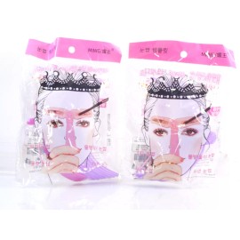 (LOT OF 2) 8 Styles Eyebrow Shaping Stencils Grooming Shaper Reusable Template E