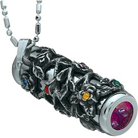 Kaleidoscope Necklace - Metal Kaleidoscope Jewelry (Antique)