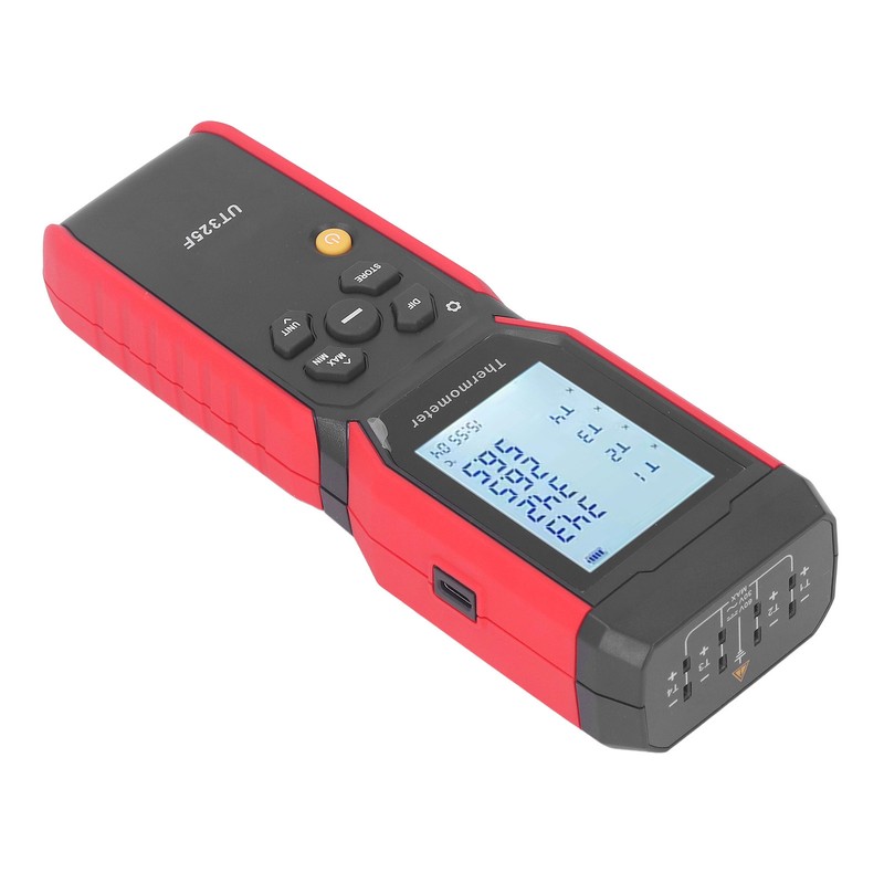 Temperature Thermocouple Thermometer High Accuracy 4 Channel Digital Thermometer for
