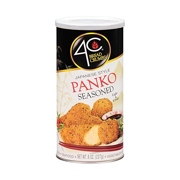 4C Japanese Style Panko Seasoned Bread Crumbs, 8 oz