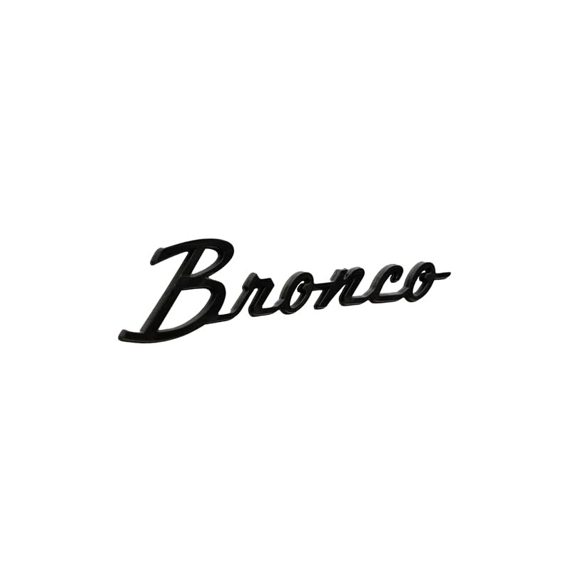 2021-2024 Ford Bronco Classic Gloss Black Fender Badge Kit M-1447-BSGS