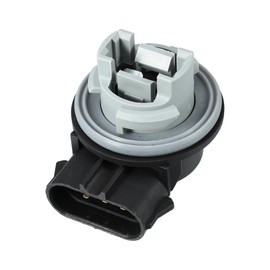 A ABSOPRO Front Parking Turn Signal 3157 Light Socket No.F17B13411AB Durable Brake Lamp Adapter for Ford for Mustang Plastic Metal Black