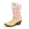 Pink Ladies Cowboy Cowgirl Boot Vase - Great Western Country
