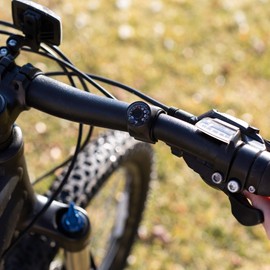 Sun Company Clip-on Bike Thermometer | Bicycle Handlebar Thermometer | Cycling Accessory