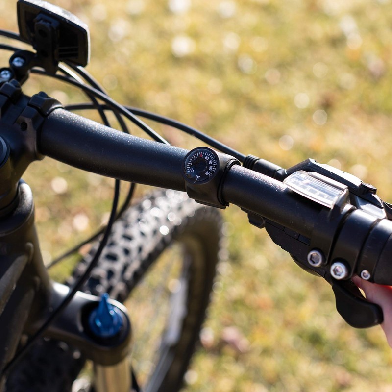 Sun Company Clip-on Bike Thermometer | Bicycle Handlebar Thermometer |