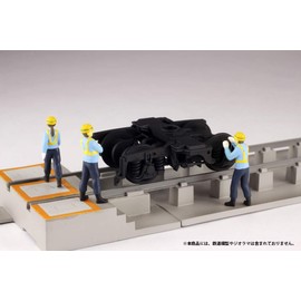 Peems Office E 1/80 Super Minifigure 4 Expert Railroad Set 1/80 Scale PVC Painted Finished Figure