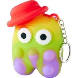 Highlights Fidget Toy for Kids, Clip-On Design for Backpacks and Keychains, Fun Sensory Activities for Stress Relief and Focus, Tactile Toys for Children (Alien)