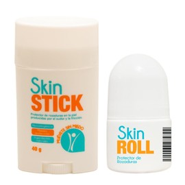 Skin Stick - Protector de Rozaduras para todo el Cuerpo - Antirozaduras para Piernas, Muslos, Entrepierna, Pezones, Pies, y fricción general - Body Anti Chafe 100% Natural