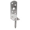 Alberts 326159 Waving Fence Holder L-Shaped in Various Designs Stainless