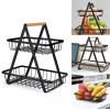 Clicmania Canasta Frutero Organizador 2 Niveles Exhibidor Multiusos