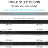 Architectural Scale Ruler, 12" Aluminum Architect Scale, Triangular Scale, Scale