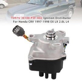 Areyourshop Ignition Distributor For Honda Honda CR-V LX L4 2.0L 1972cc MFI GAS DOHC 1997-1998 R26914 TD97U 30100-P3F-A02