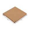 'Pack of 10 Single Vinyl Box 1/7 185X185X12 mm Strong