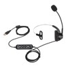 H360‑USB‑3 Telephone Headset Black Volume Adjustment Mute Single Sided Earphone