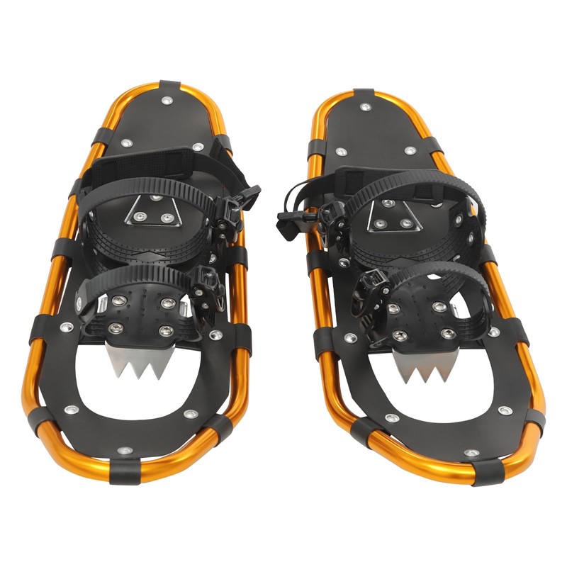 25 Inch Snowshoes with Adjuatable Trekking Poles Bundle, Carry Bag