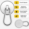 Grtard 110LBS Heavy Duty Magnetic Hooks, Magnetic Hooks, Magnets with