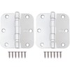 Stone Harbor Hardware 3-1/2" Ball-Bearing Door Hinges, 5/8" Radius Corner,