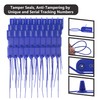 Lzbignun 100 Pcs Plastic Security Seals Numbered Tamper Evident Pull