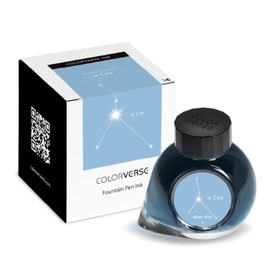 Colorverse Blue Fountain Pen Ink Bottle | α CNC | 65ml | Dye-Based | Project Series