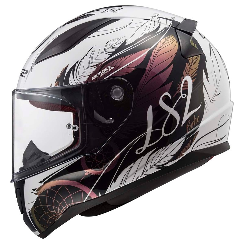 LS2 Helmets Rapid II Full Face Motorcycle Helmet (Dreamcatcher Chameleon/White