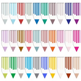 MWOOT 30 Stück Pfeil Form Magnet Lesezeichen, Bunte Bleistift Magnetic Bookmarks, Magnetische Buchklammern für Register, Buchliebhaber, Schüler, Lehrer, Partygeschenke, Geschenktüte (1,5x4,5CM)