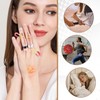 Feraco 2PCS Copper Rings for Women,99.99% Pure Copper Magnetic Therapy