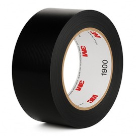 Dpm tapes - 1900 Duct Tape - Amerikanisches Klebeband extra stark für Reparaturen, Befestigung, Verpackung, Versiegelung, alle Anwendungen - Für den Innen- und Außenbereich - 50 mm x 50 m (Schwarz)