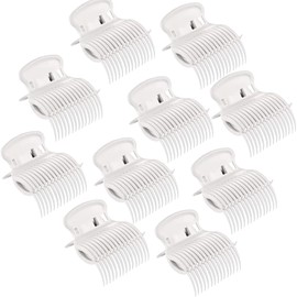 Syhood 10 Pieces Hot Roller Clips Plastic Hair Curler Claw Clips Replacement Roller Clips for Women Hair Section Styling