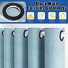 Glarks 20 Sets 1-5/8" (42mm) ID Curtain Grommets Plastic Grommet