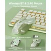 V3 Wireless Keyboard and Mouse with Single Backlit, Metal Panel,