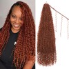 Boho Locs Crochet Hair 24 Inch Goddess locs Crochet Hair