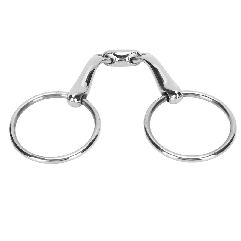 O Ring Horse Bits Flexible Linking Polished Stainless Steel Horse