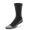Dr. Comfort Extra-Roomy Crew Socks, Medium, Black